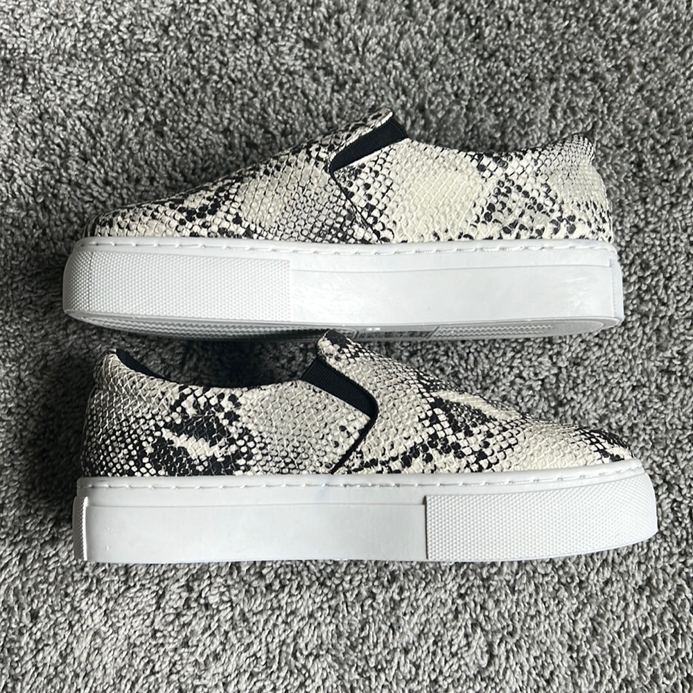 Snake Print Platform Shoes